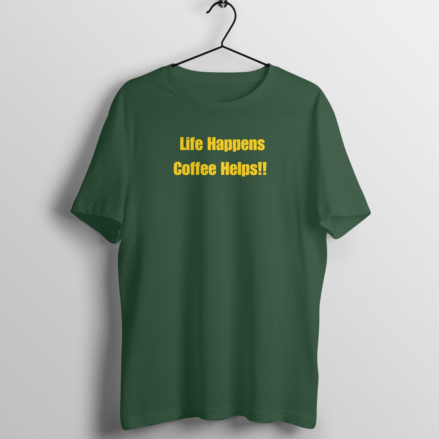 Quote Women's Tees - Life Happens Coffee Helps