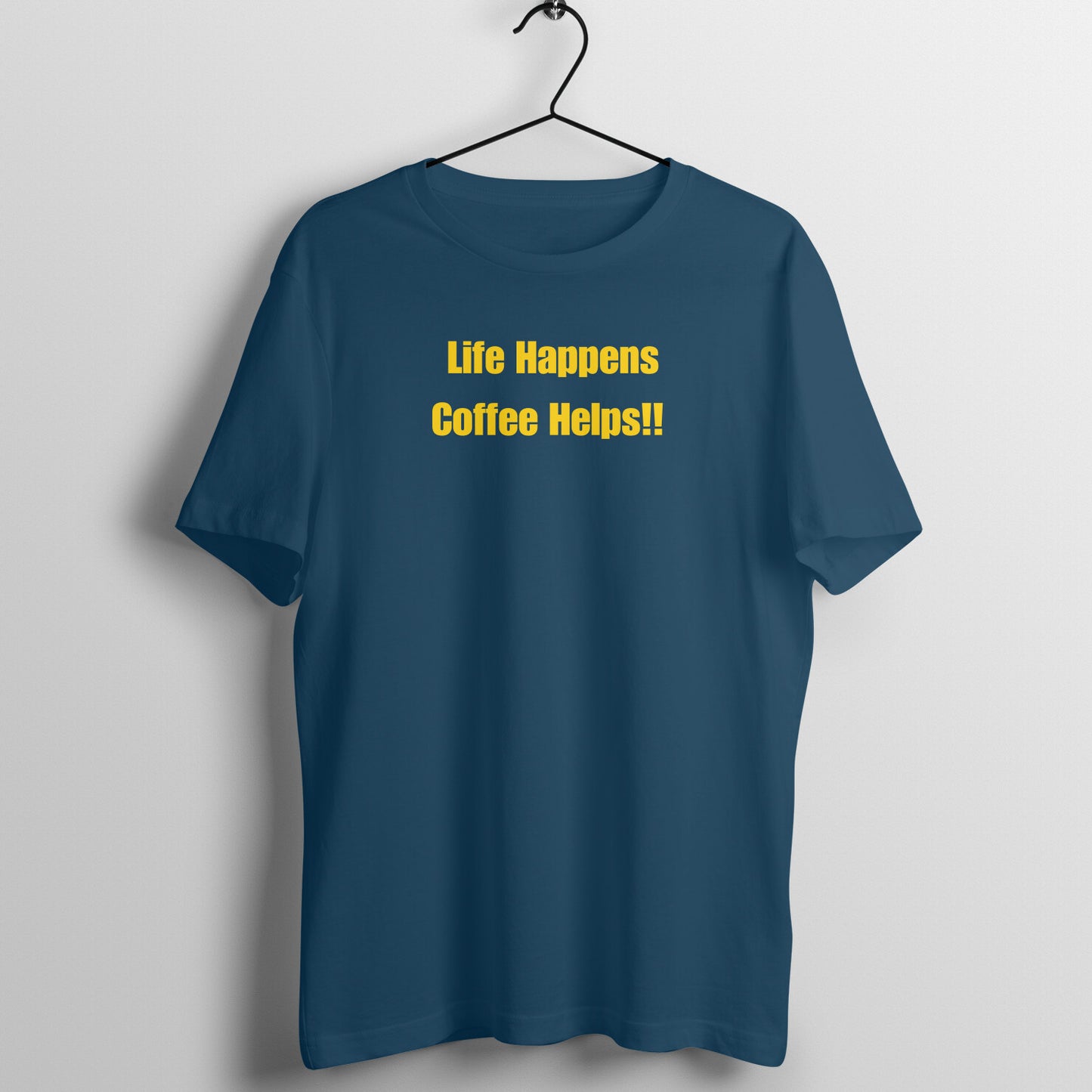 Quote Women's Tees - Life Happens Coffee Helps
