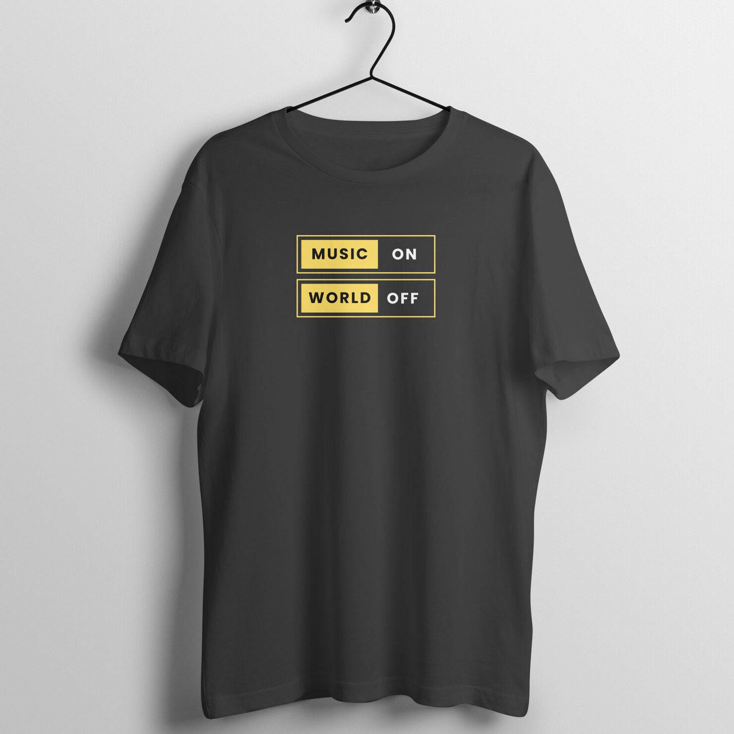 Music Lover Women's Tees - Music On World Off