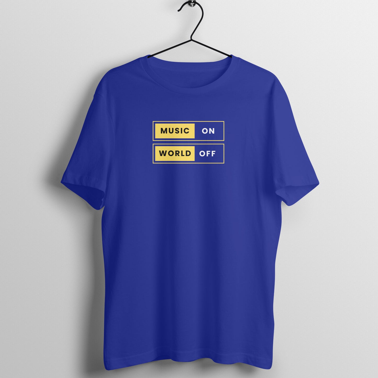 Music Lover Women's Tees - Music On World Off