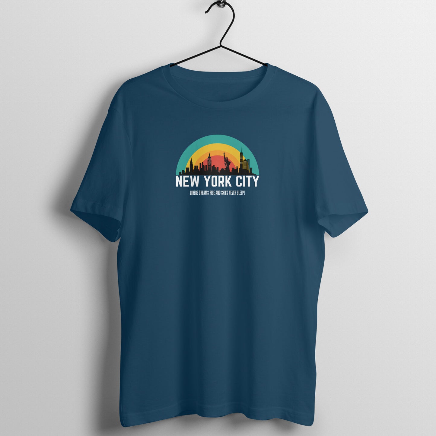 Travel Lover Women's Tees - New York City - Where dreams rise and skies never sleep!