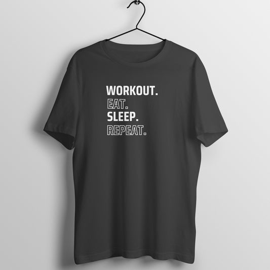 Gym Women's Tees - Workout.Eat.Sleep.Repeat