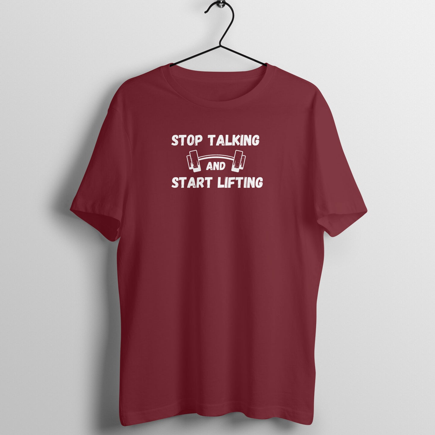 Gym Women's Tees - Stop Talking and Start Lifting