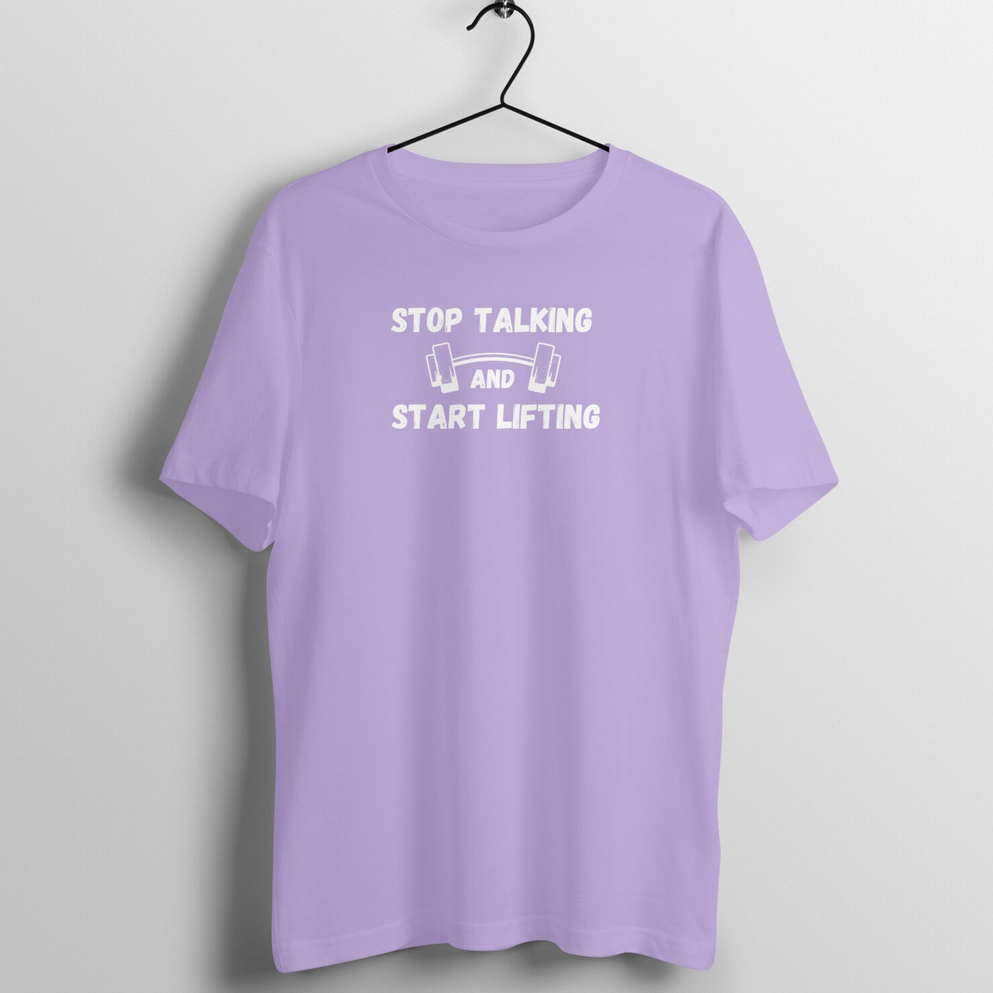 Gym Women's Tees - Stop Talking and Start Lifting