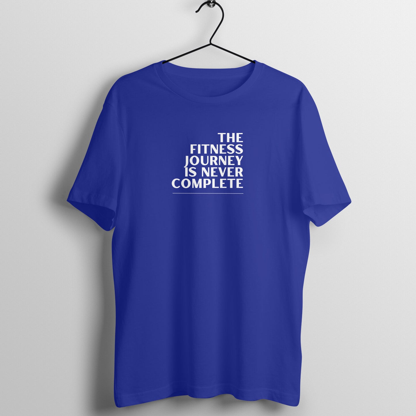 Gym Women's Tees - The fitness journey is never complete