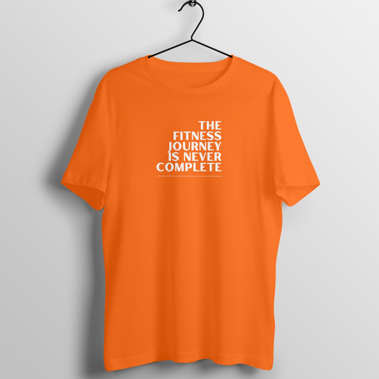 Gym Women's Tees - The fitness journey is never complete