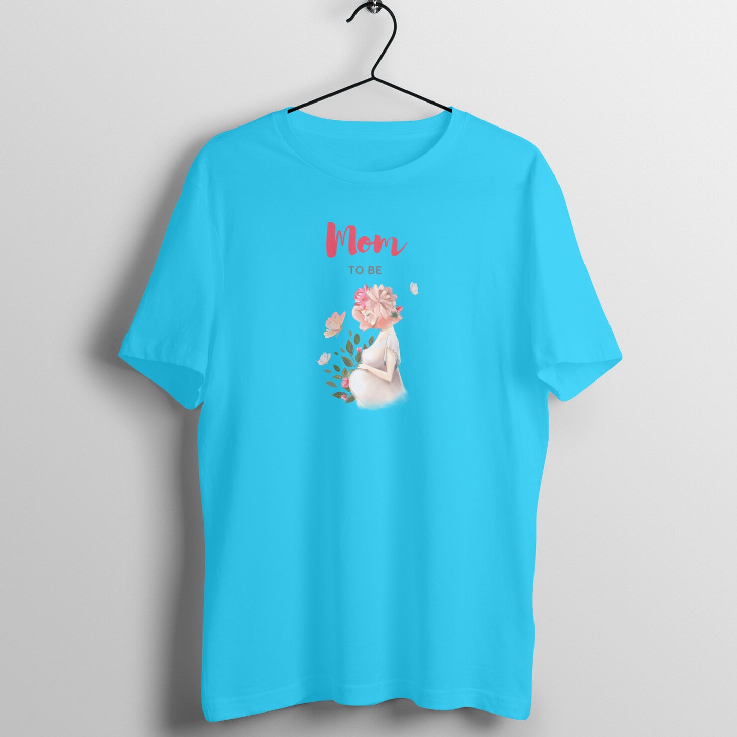 Mom Tees - Mom to be with Beautiful mom picture