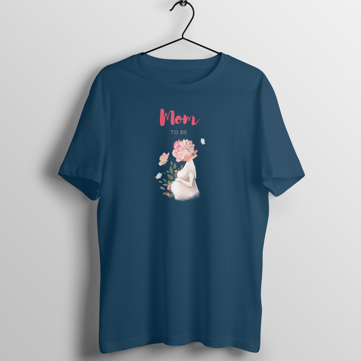 Mom Tees - Mom to be with Beautiful mom picture