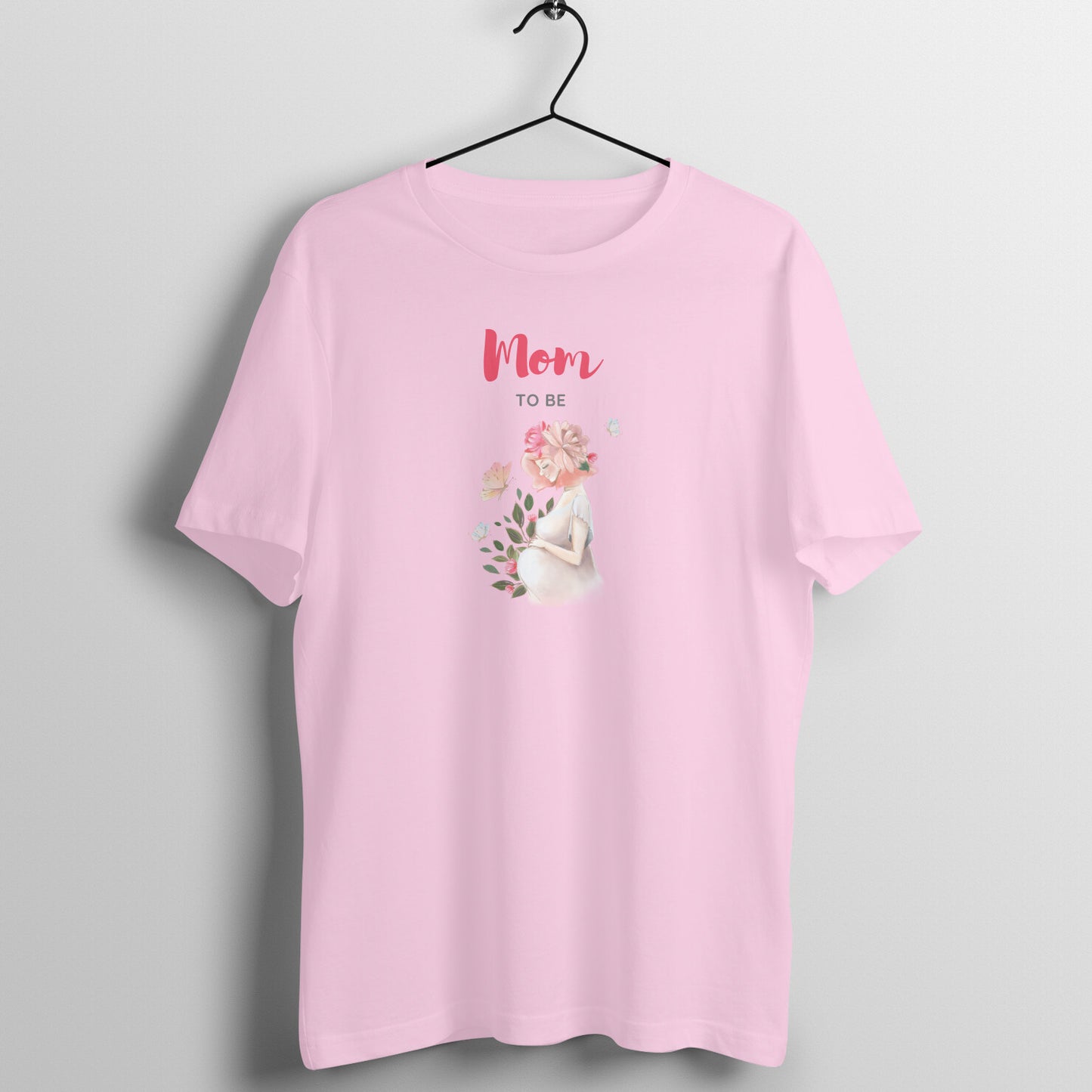 Mom Tees - Mom to be with Beautiful mom picture