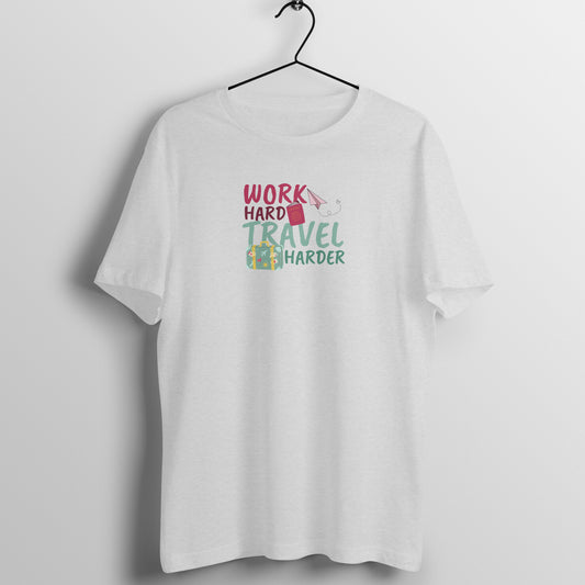 Travel Lover Women's Tees - Work hard Travel Harder