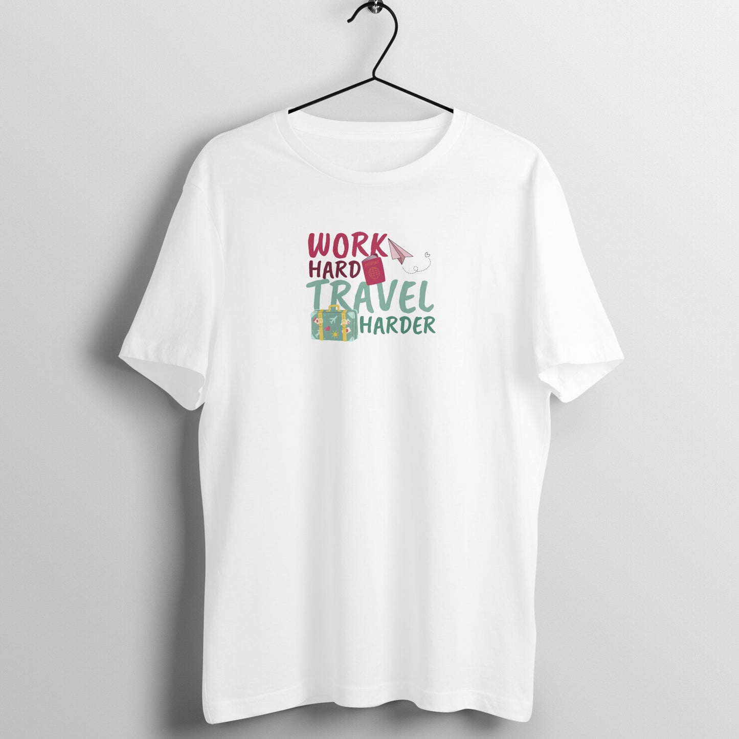 Travel Lover Women's Tees - Work hard Travel Harder