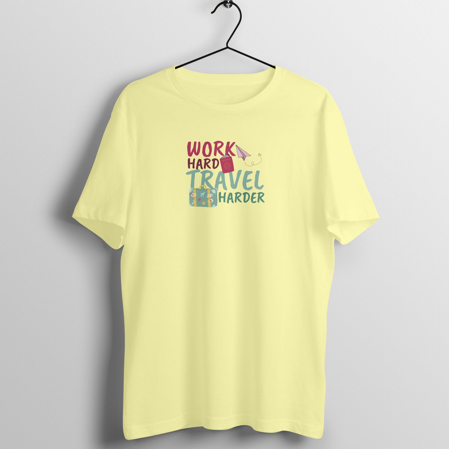 Travel Lover Women's Tees - Work hard Travel Harder