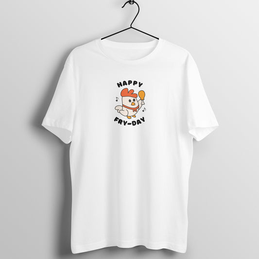 Food Lover Women's Tees- Happy Fry Day
