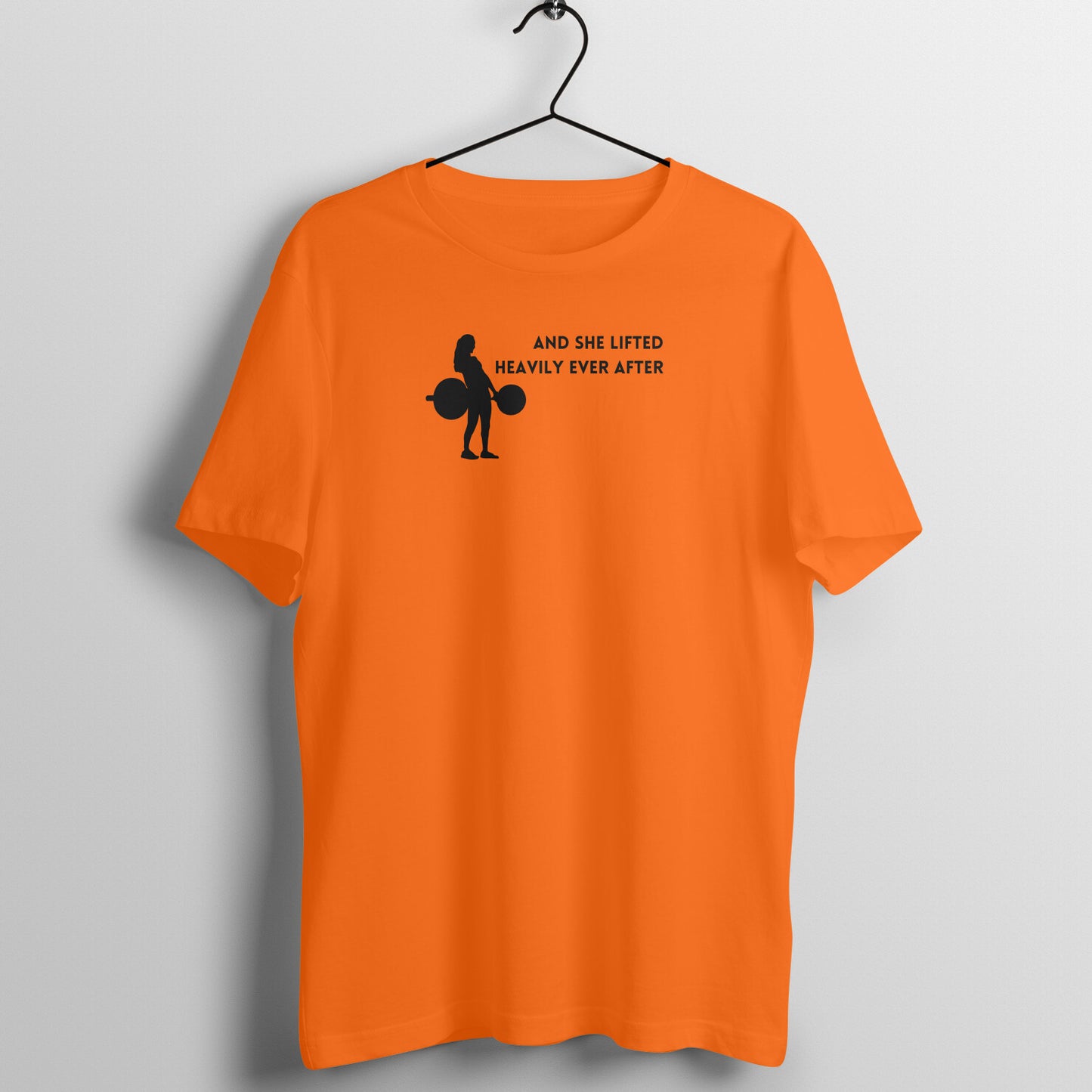 Women's gym Tees - And she lifted heavily ever after
