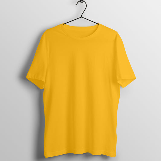 Women's Plain Tees - Golden Yellow