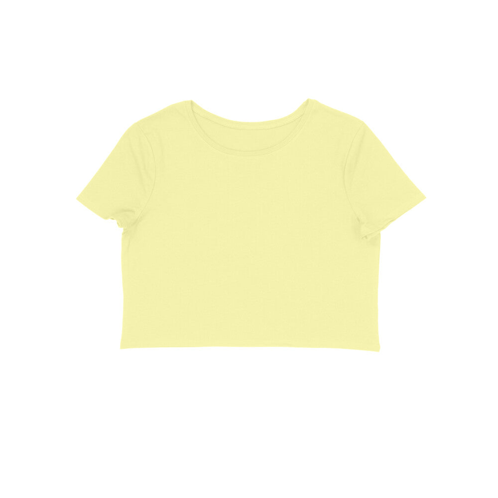 Women Plain Crop tops