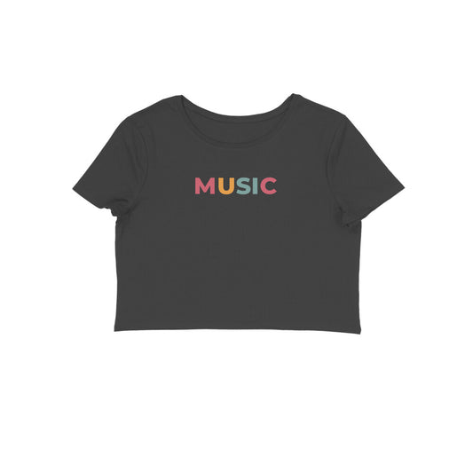 Women's Crop Top - Music