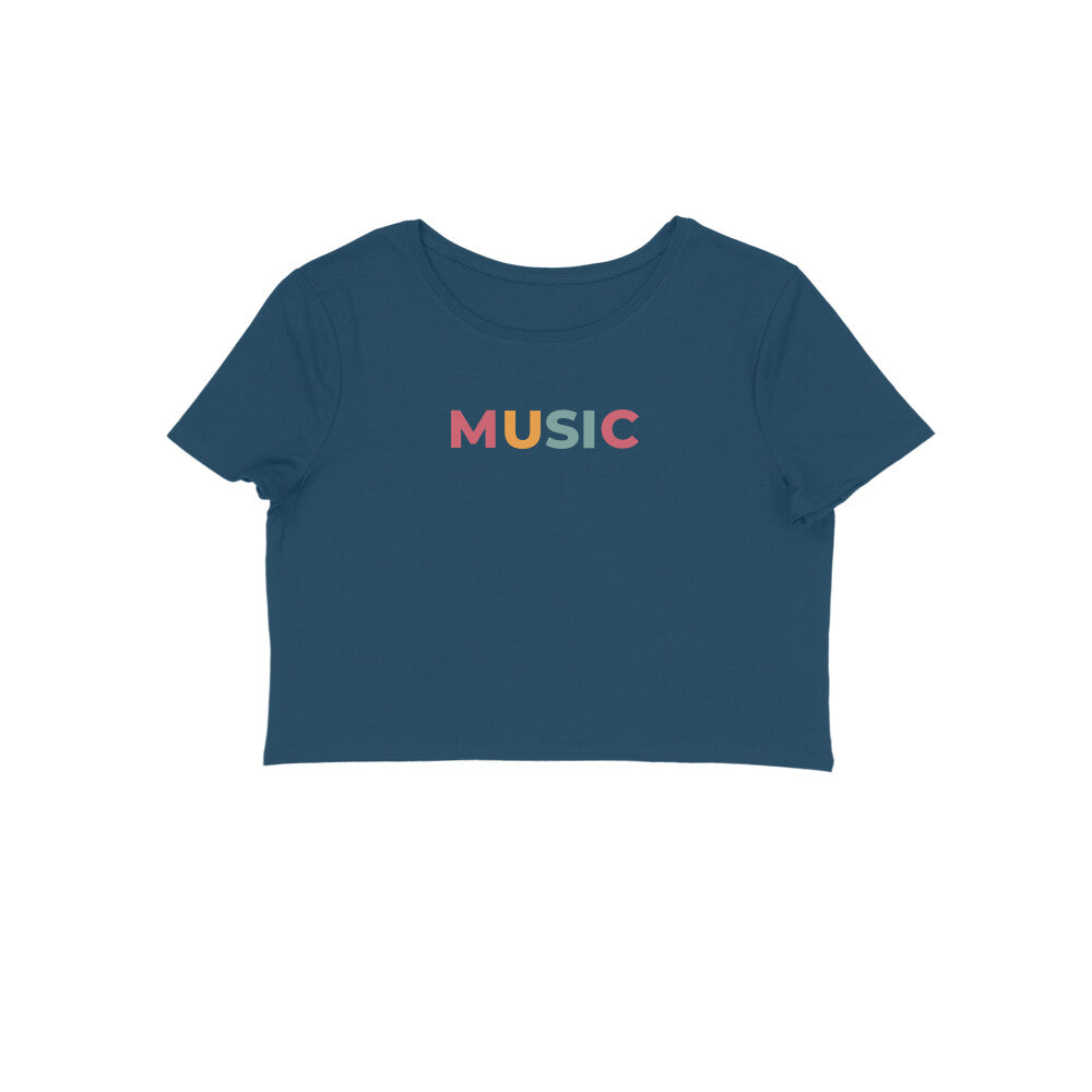 Women's Crop Top - Music