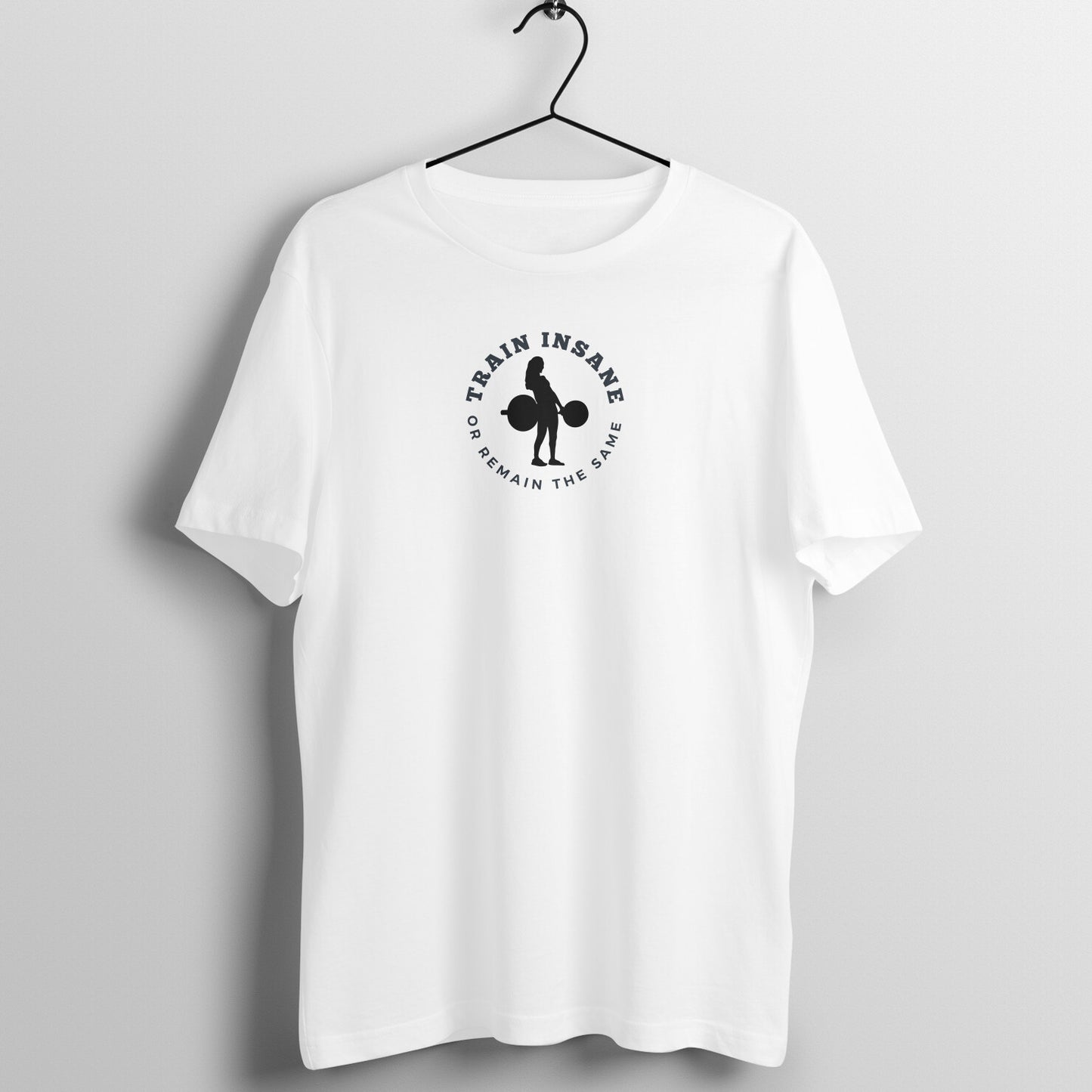Women's Gym Lover Tees - Train insane or remain the same