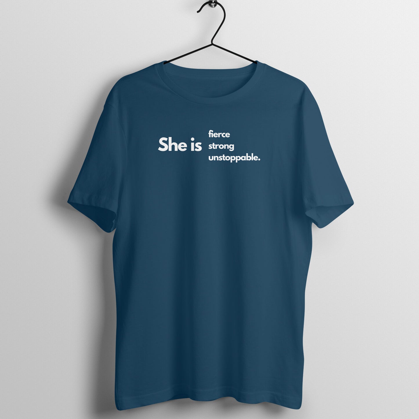 Women's Gym Lover Tees - She is Fierce , strong, Unstoppable