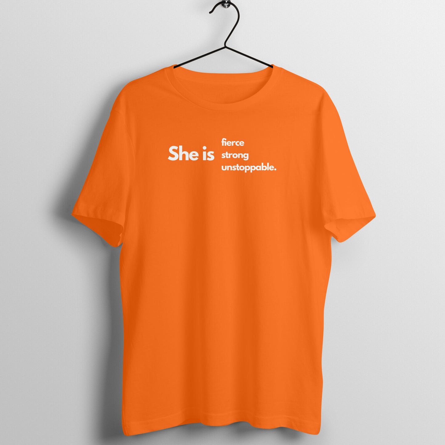 Women's Gym Lover Tees - She is Fierce , strong, Unstoppable